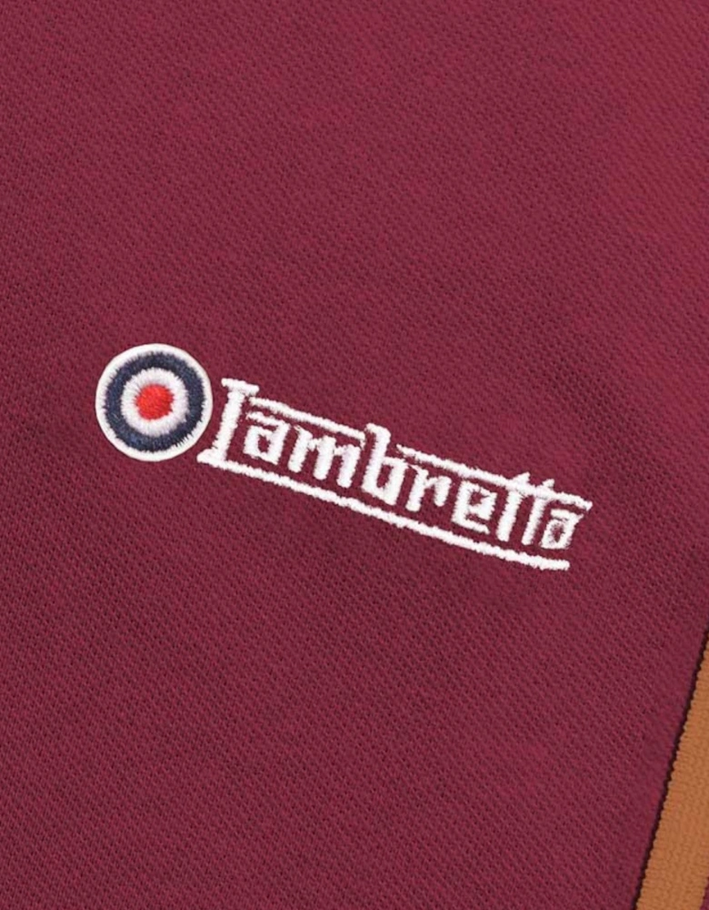 Lambretta Mens Twin Tipped Retro Polo Shirt