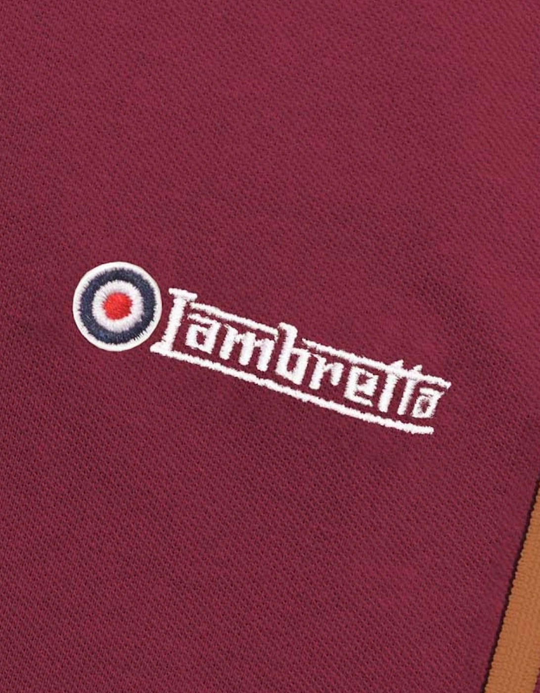 Lambretta Mens Twin Tipped Retro Polo Shirt
