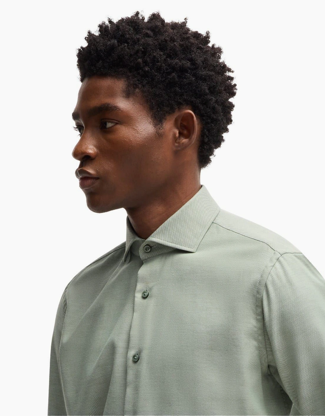 Joe Spread Collar Long Sleeve Oxford Shirt