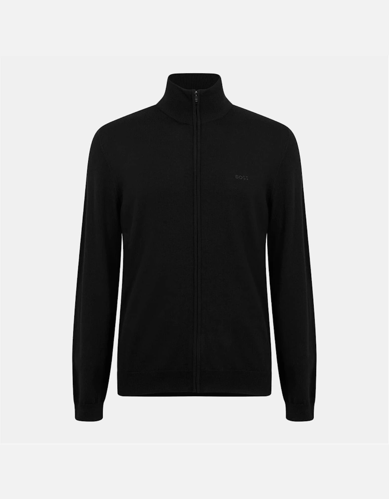 Funnel Neck Ribbed Collar Long Sleeve Sweater
