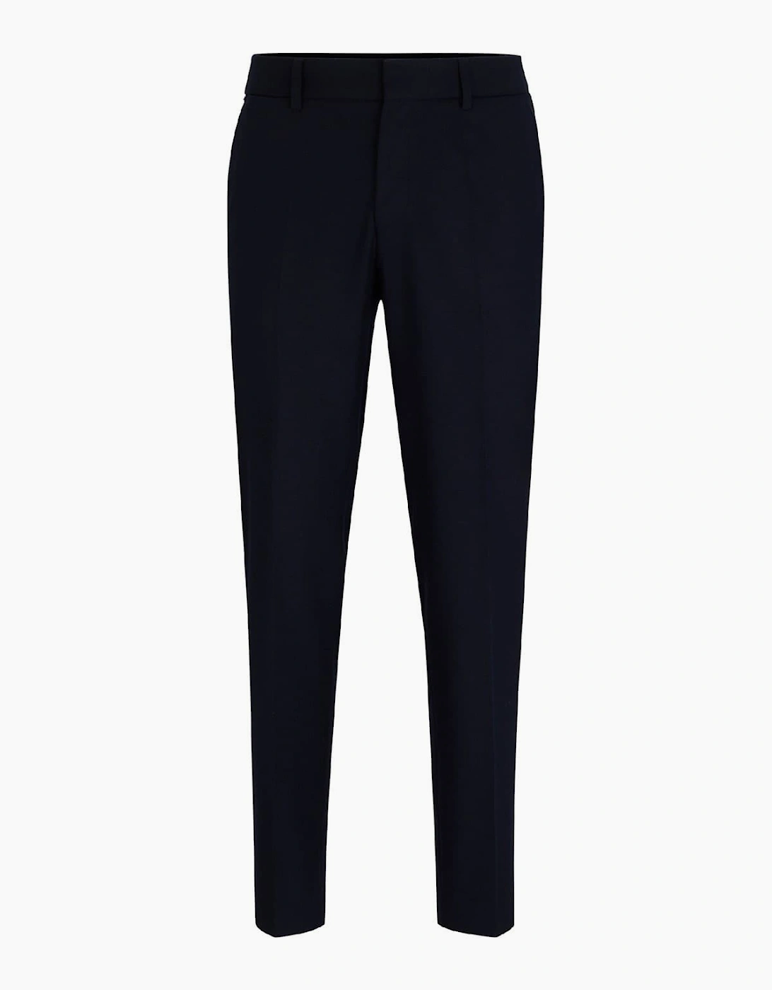 Genius Solid Patterned Straight Trousers