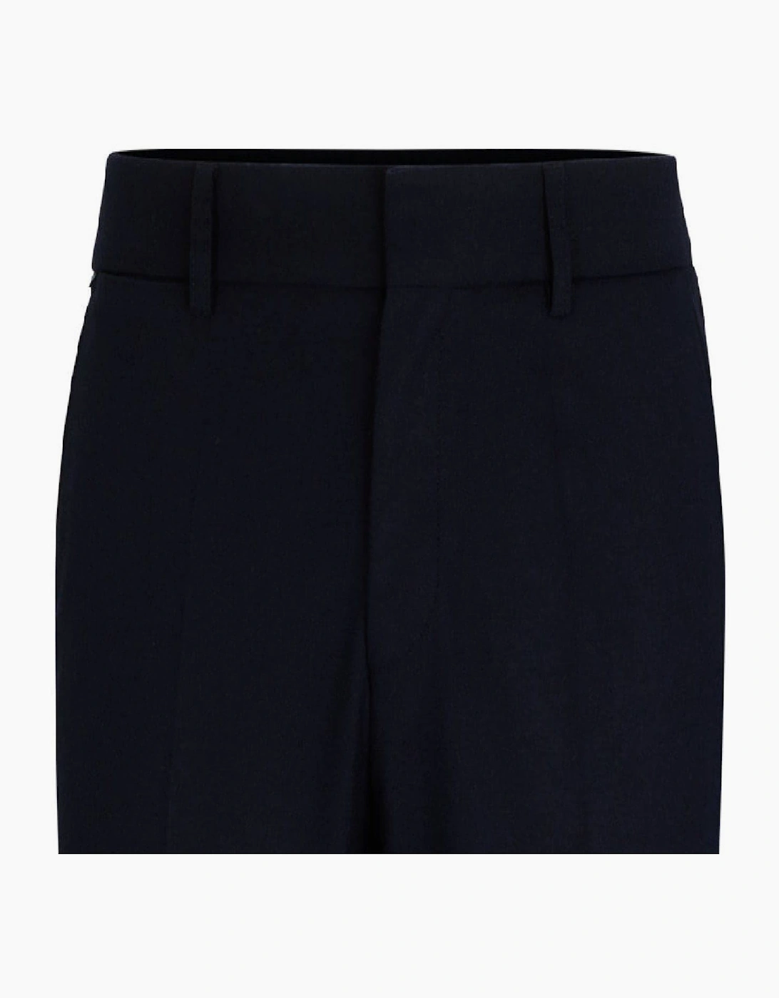Genius Solid Patterned Straight Trousers