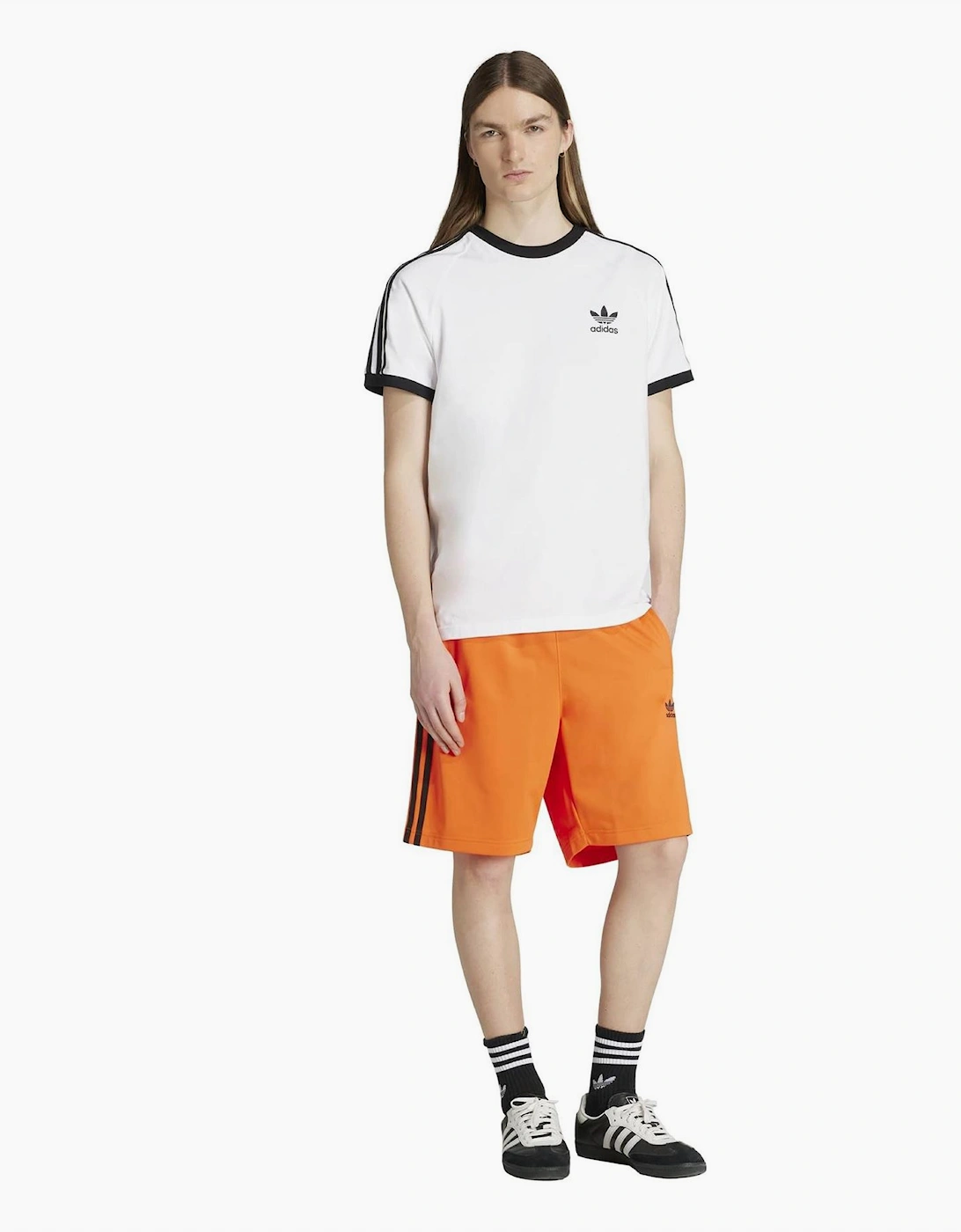 Adidas Adidas Originals Men's Adicolor Firebird Shorts - Orange