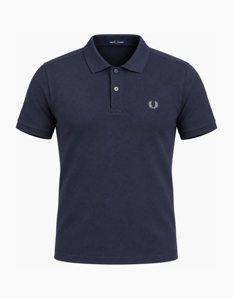Fred Perry Plain Polo Shirt Dark Airforce/Seagrass