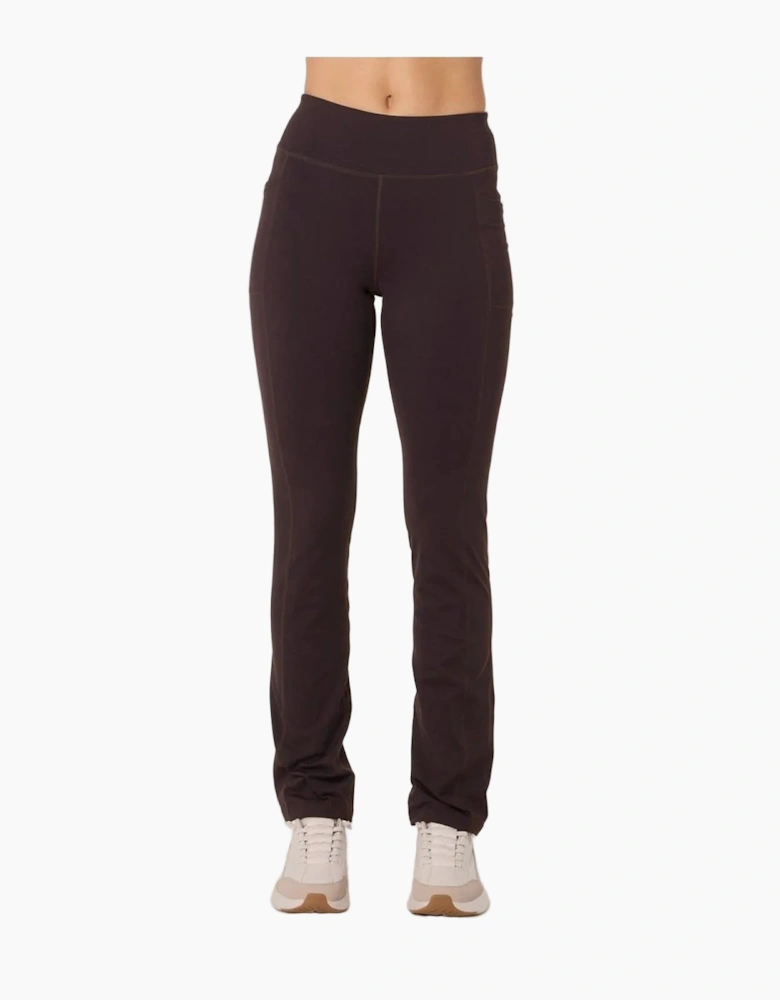 Skechers GOWALK Joy Pant Nylon Women's Brown Joggers