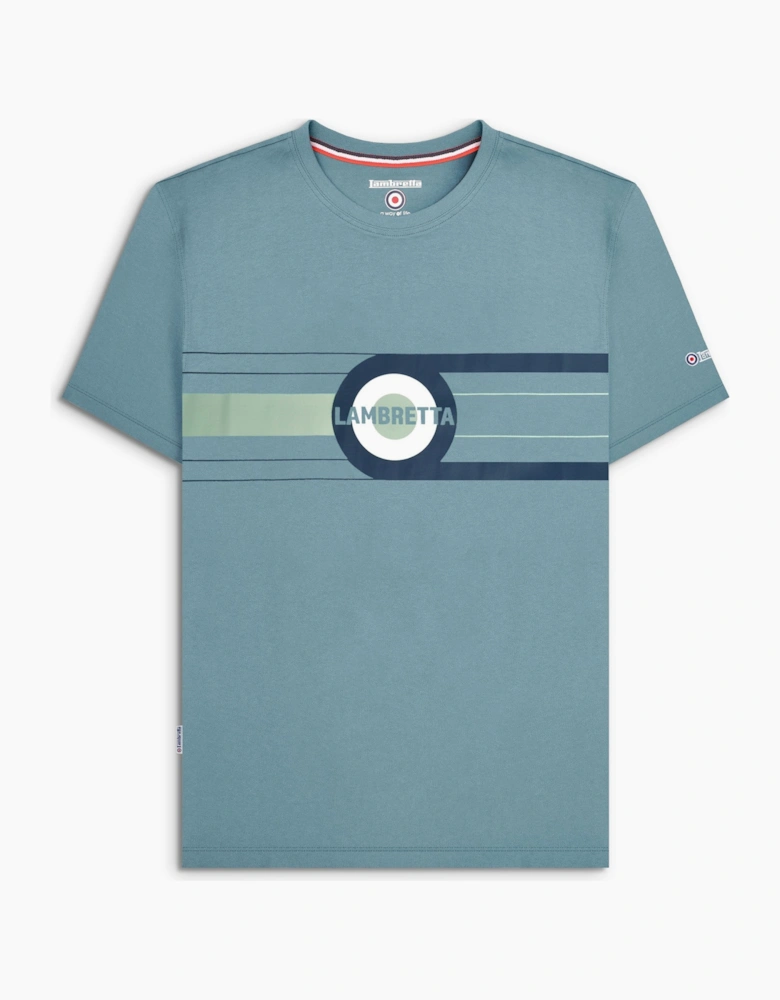 Lambretta Mens Target Band Short Sleeve T-Shirt