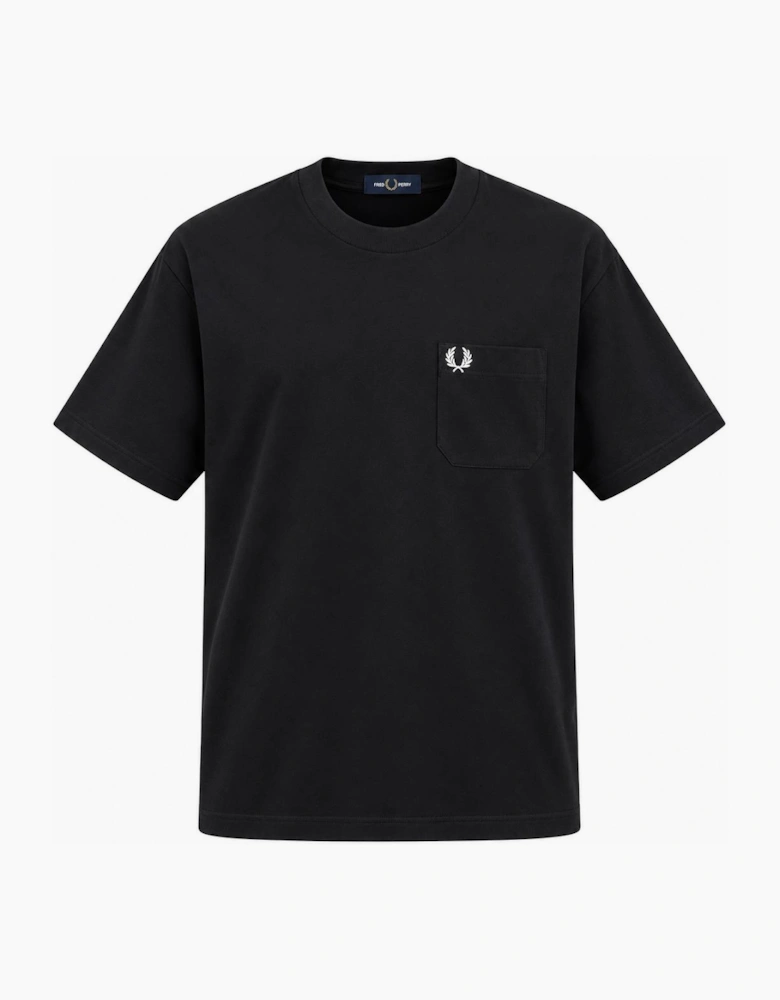 Fred Perry Relaxed Pocket T-Shirt Black