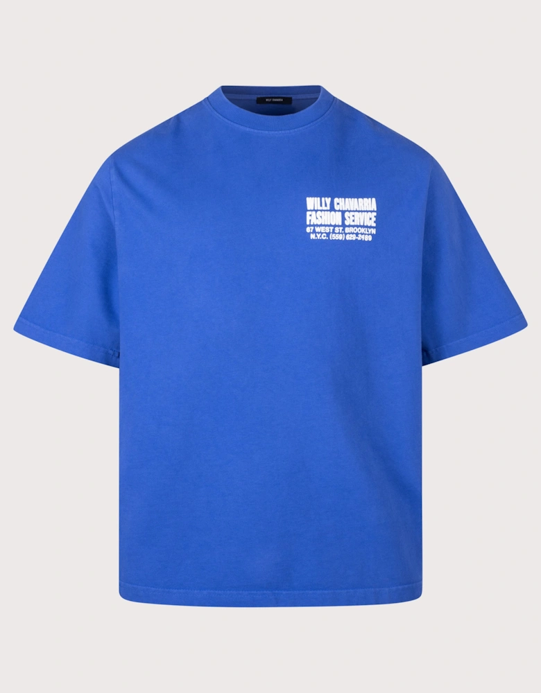 Relaxed Fit Willy Chavarria Fashion Services Standard T-Shirt