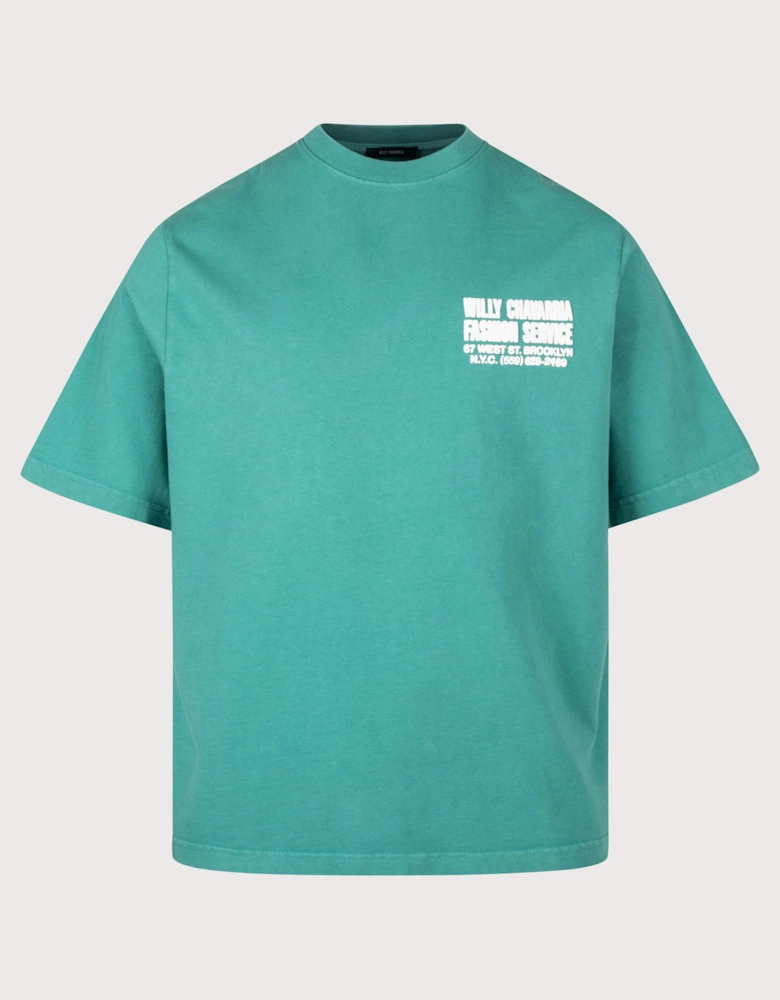 Relaxed Fit Willy Chavarria Fashion Services Standard T-Shirt
