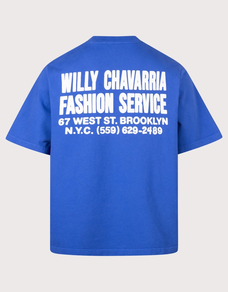 Relaxed Fit Willy Chavarria Fashion Services Standard T-Shirt