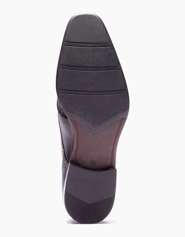 Base London Sloane Leather Men's Black Brogues Shoes