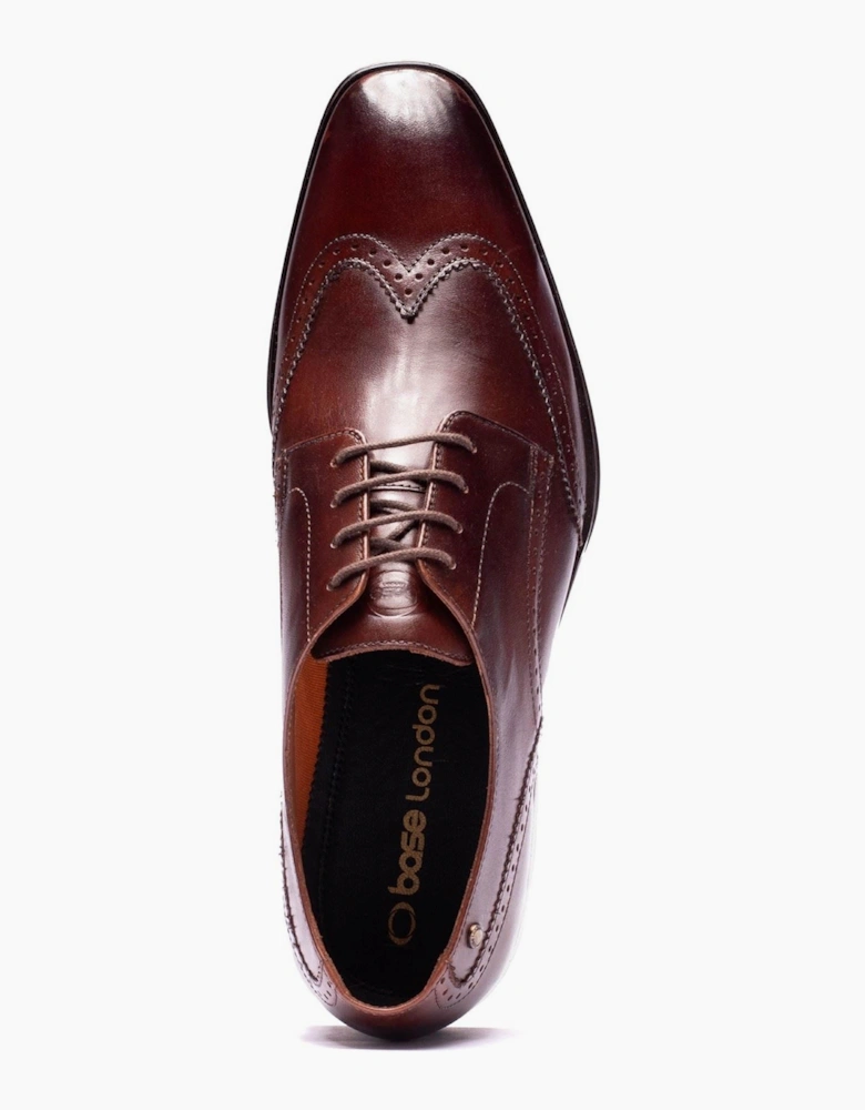 Base London Sloane Leather Men's Brown Brogues Shoes