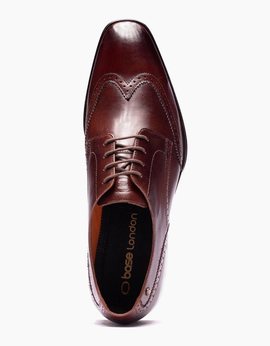 Base London Sloane Leather Men's Brown Brogues Shoes