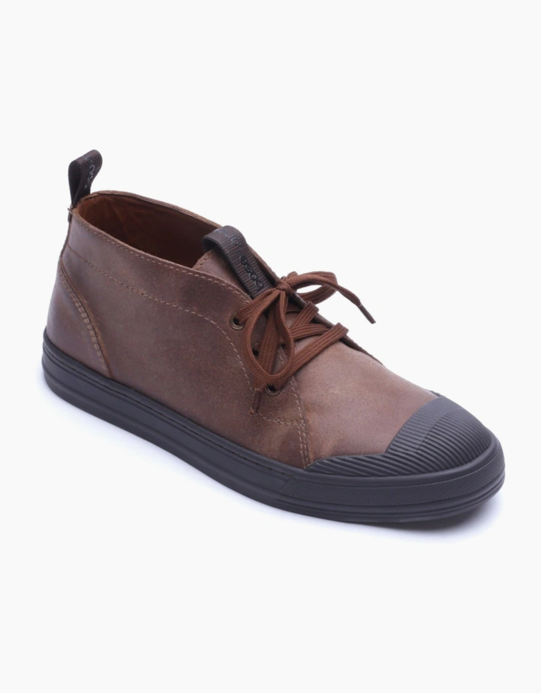 Base London Rise Leather Men's Tan Ankle Boots