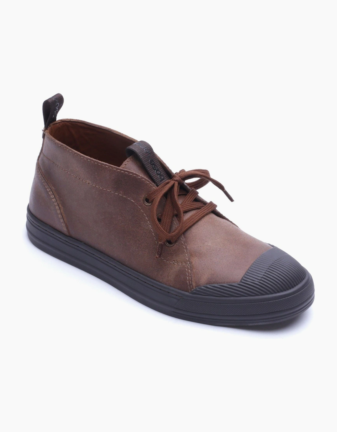 Base London Rise Leather Men's Tan Ankle Boots