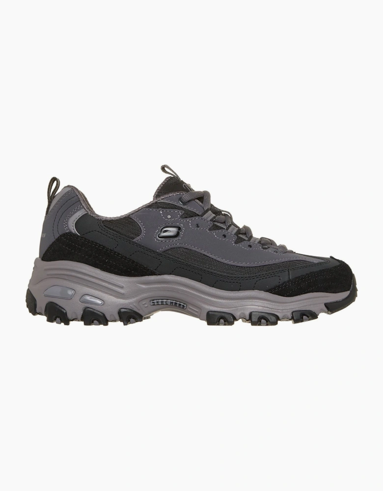 Skechers D'Lites Modern Classic Leather Women's Black/Charcoal Trainers