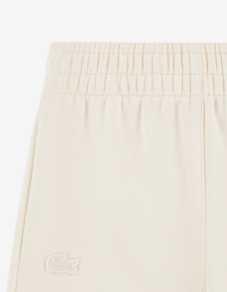 Lacoste Baby Polo Fleece Tracksuit in Ivory