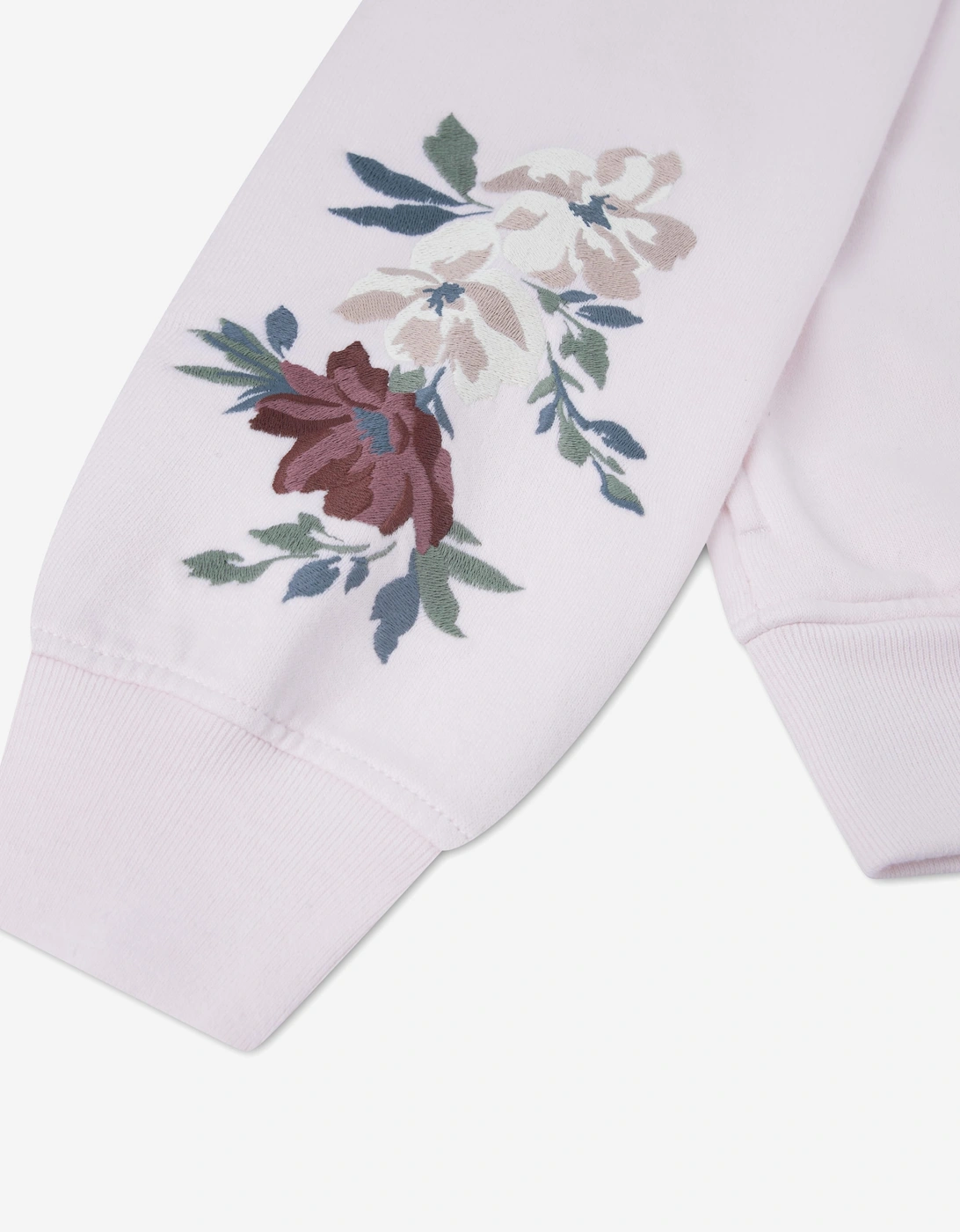 Abercrombie & Fitch Girls Embroidered Legging Friendly Hoodie in Pink