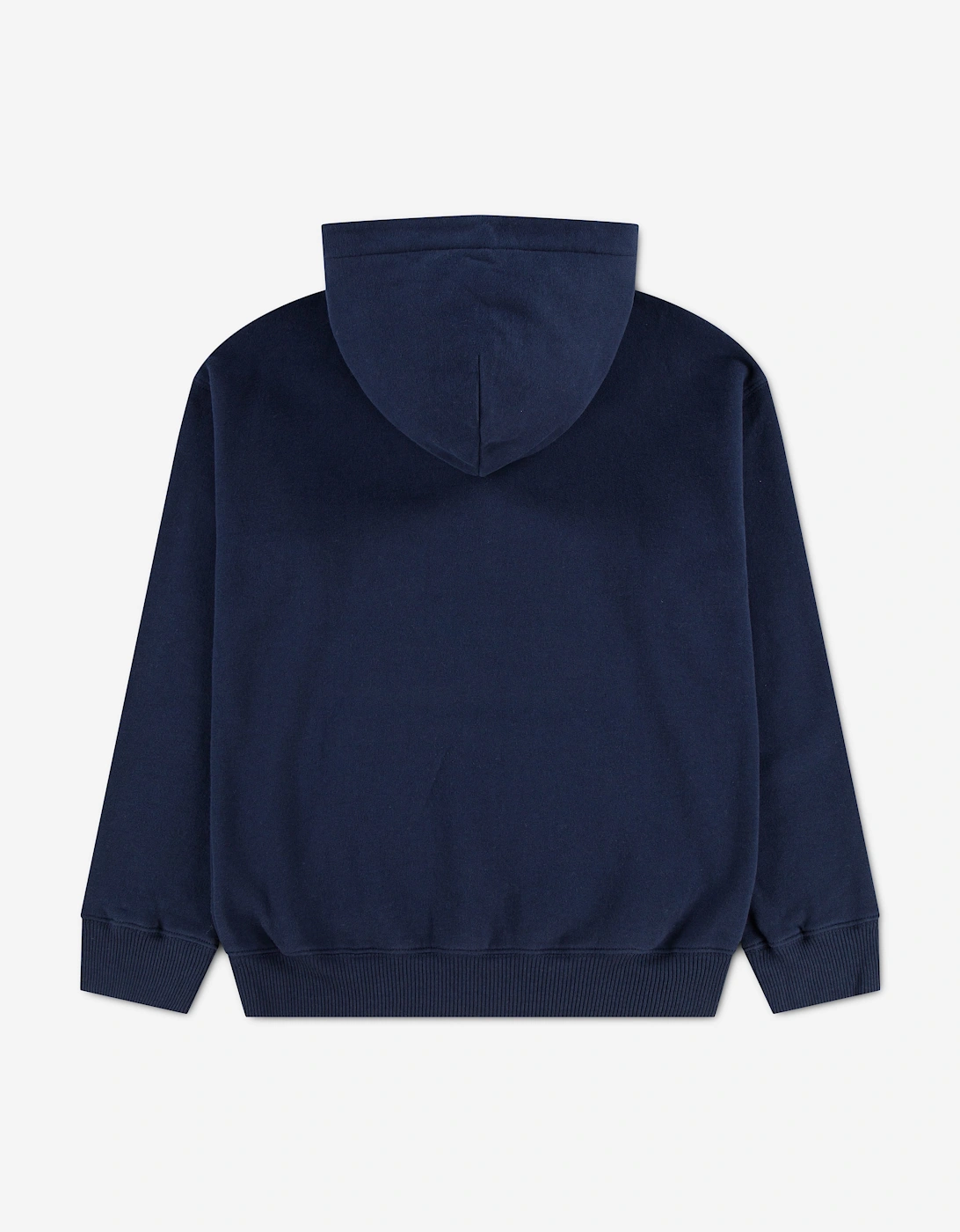 Abercrombie & Fitch Boys Logo Fleece Hoodie in Navy