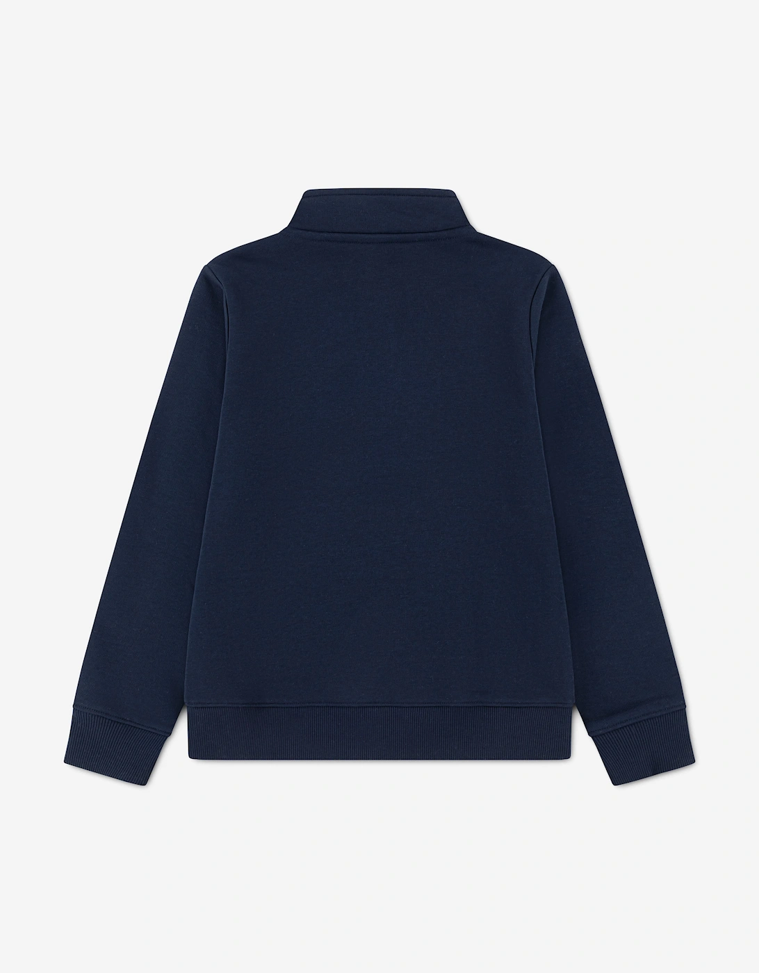 Lacoste Boys Core Fleece 1/2 Zip Sweatshirt in Navy