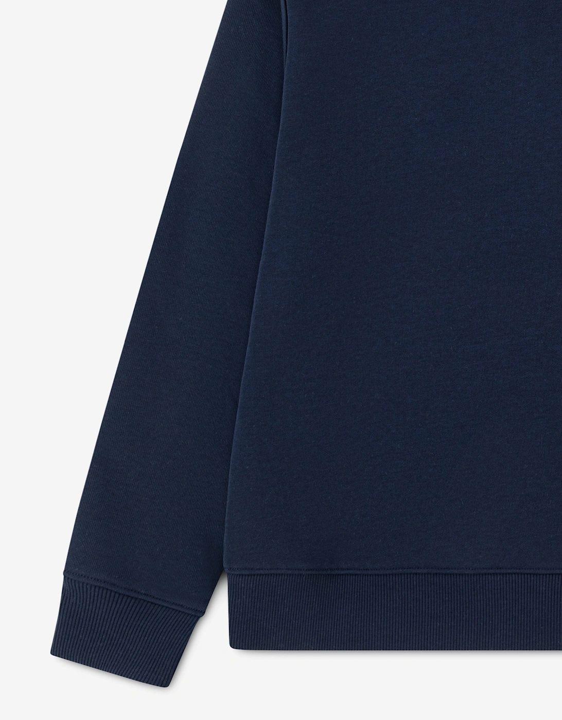 Lacoste Boys Core Fleece 1/2 Zip Sweatshirt in Navy