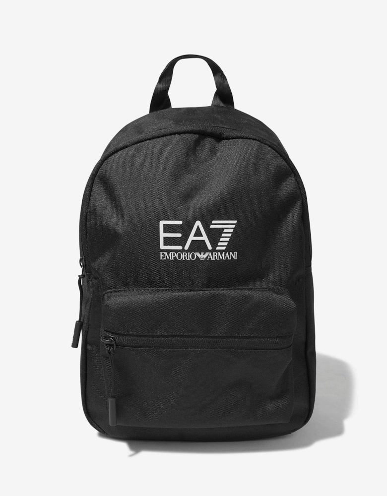 EA7 Emporio Armani Kids Logo Backpack in Black (34cm)