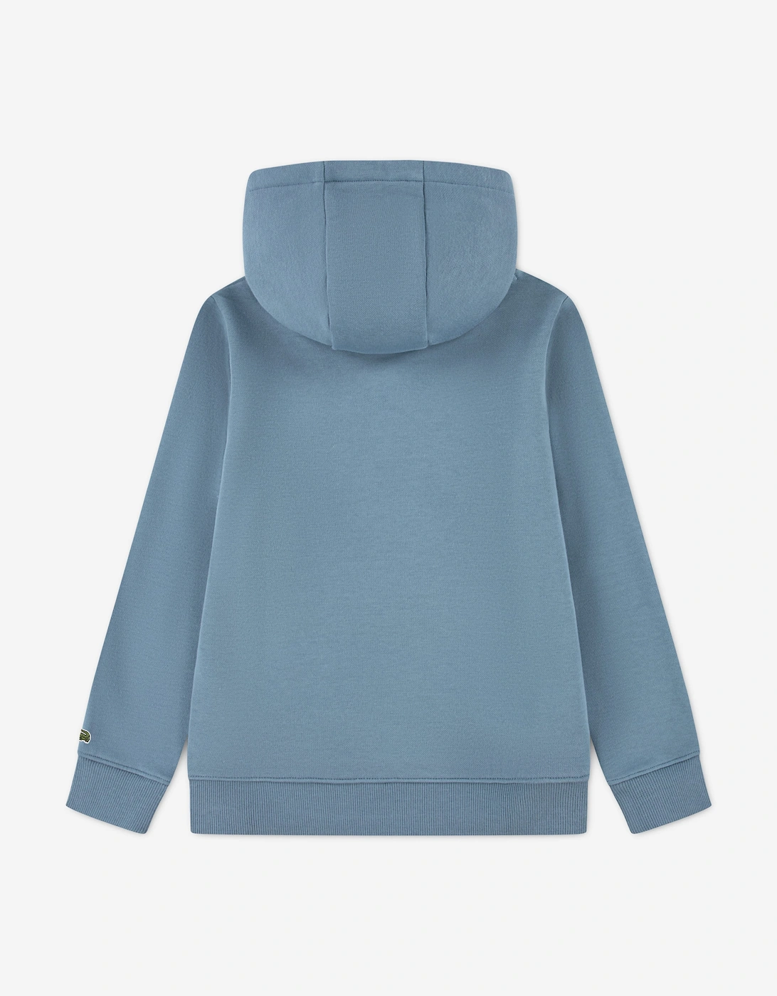 Lacoste Boys Chenille Patch Hoodie in Blue