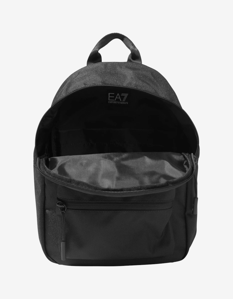 EA7 Emporio Armani Kids Logo Backpack in Black (34cm)