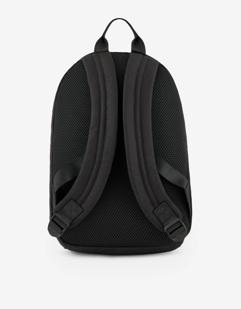 EA7 Emporio Armani Kids Gold Logo Backpack in Black (33cm)