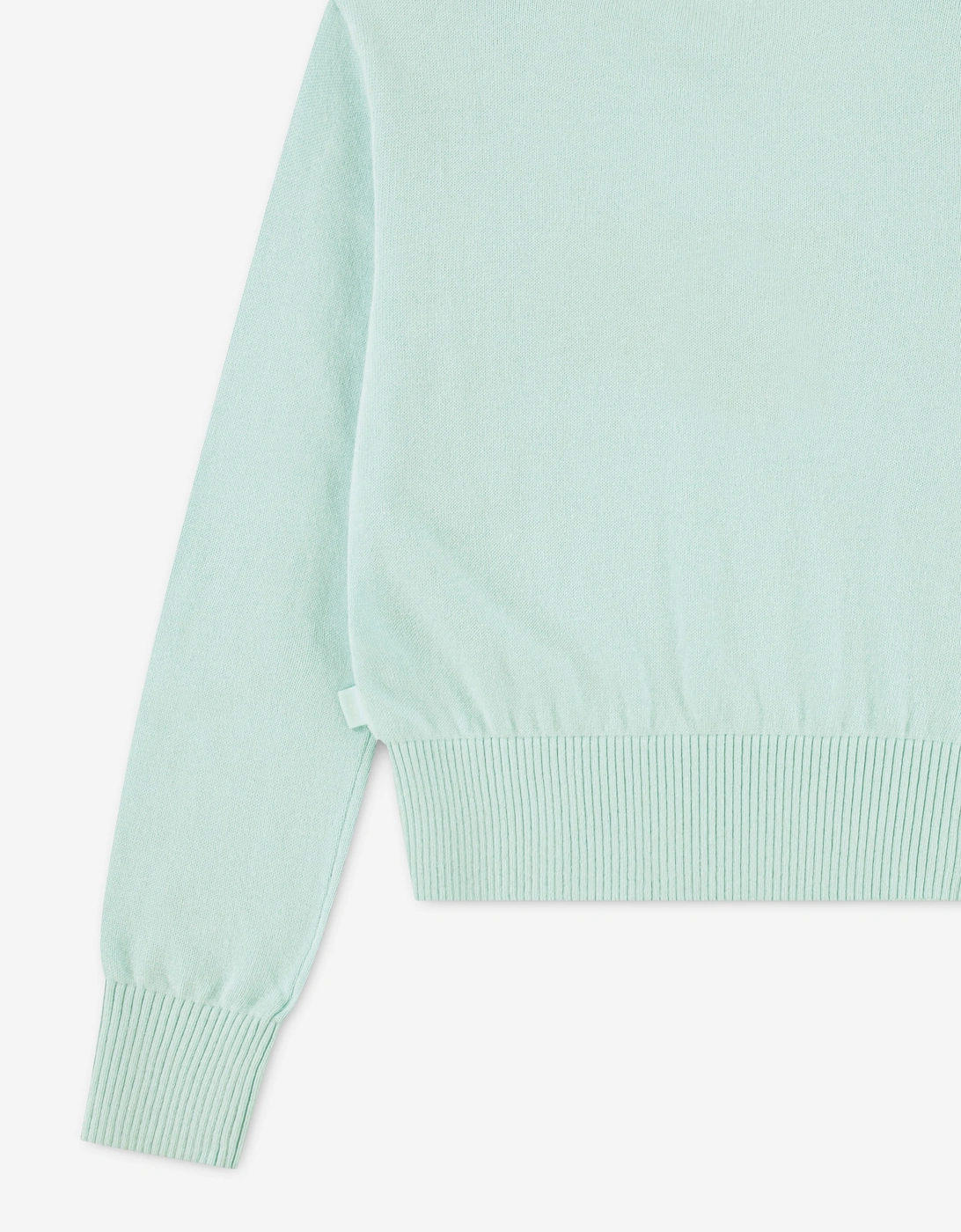 Abercrombie & Fitch Girls Intarsia Crew Sweatshirt in Blue