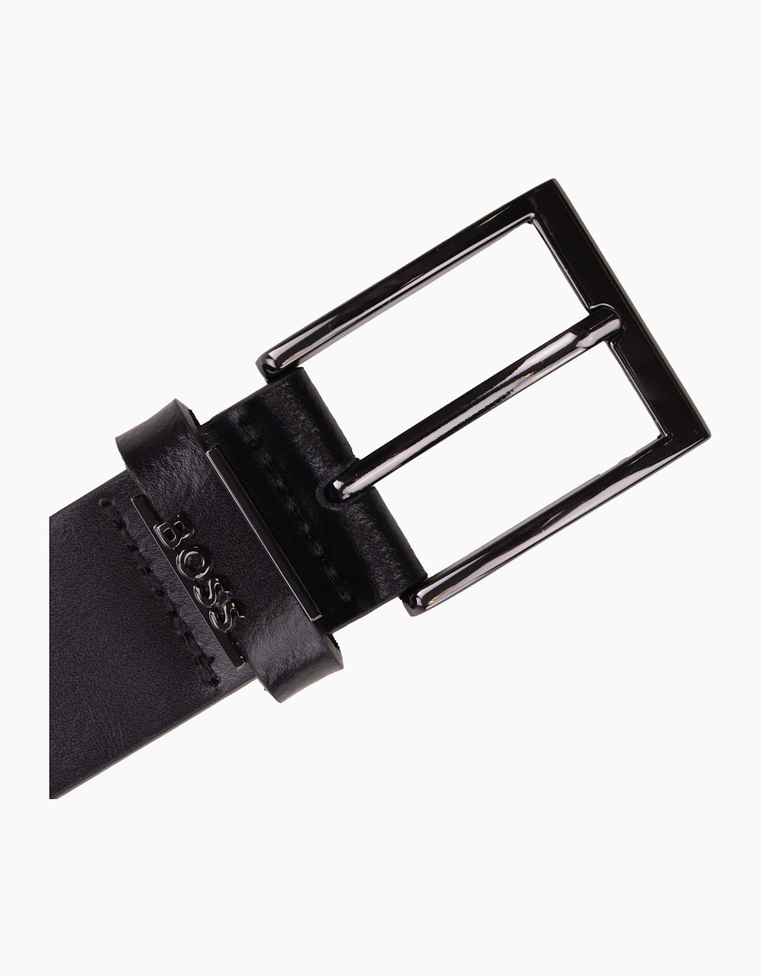 Hugo Boss Cole Italian Leather Belt Black 001