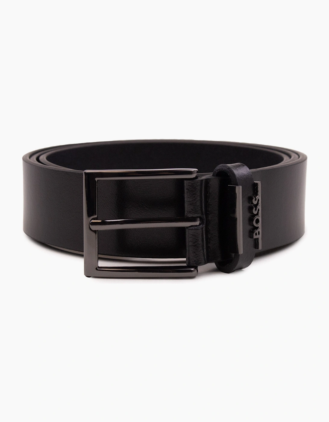 Hugo Boss Cole Italian Leather Belt Black 001