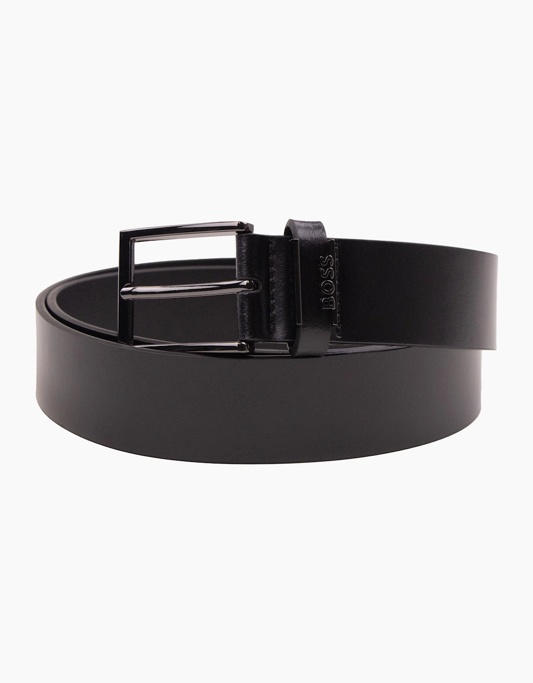 Hugo Boss Cole Italian Leather Belt Black 001