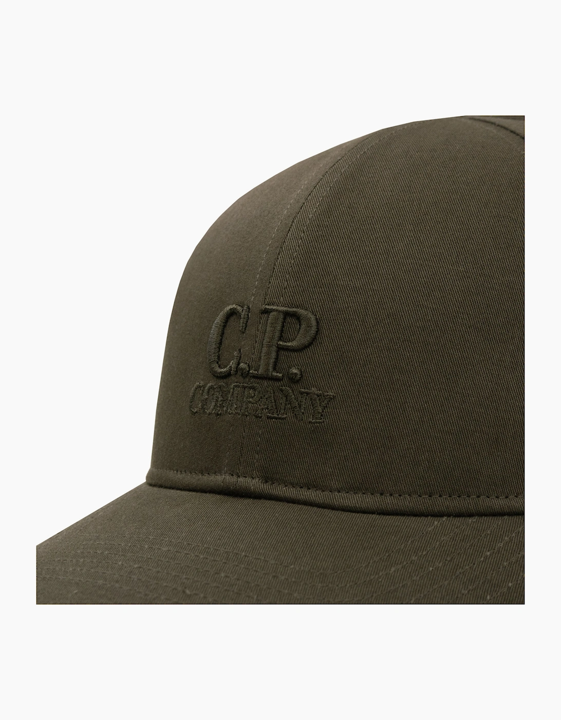 Cp Company Embroidered Logo Cap KHAKI 683