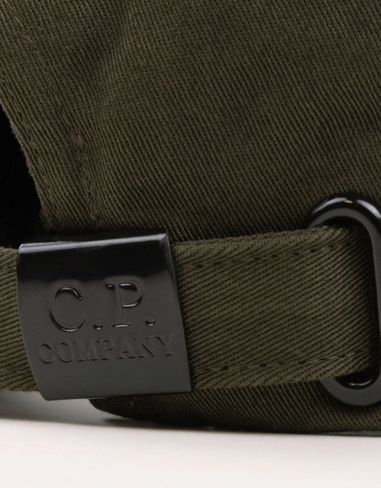 Cp Company Embroidered Logo Cap KHAKI 683