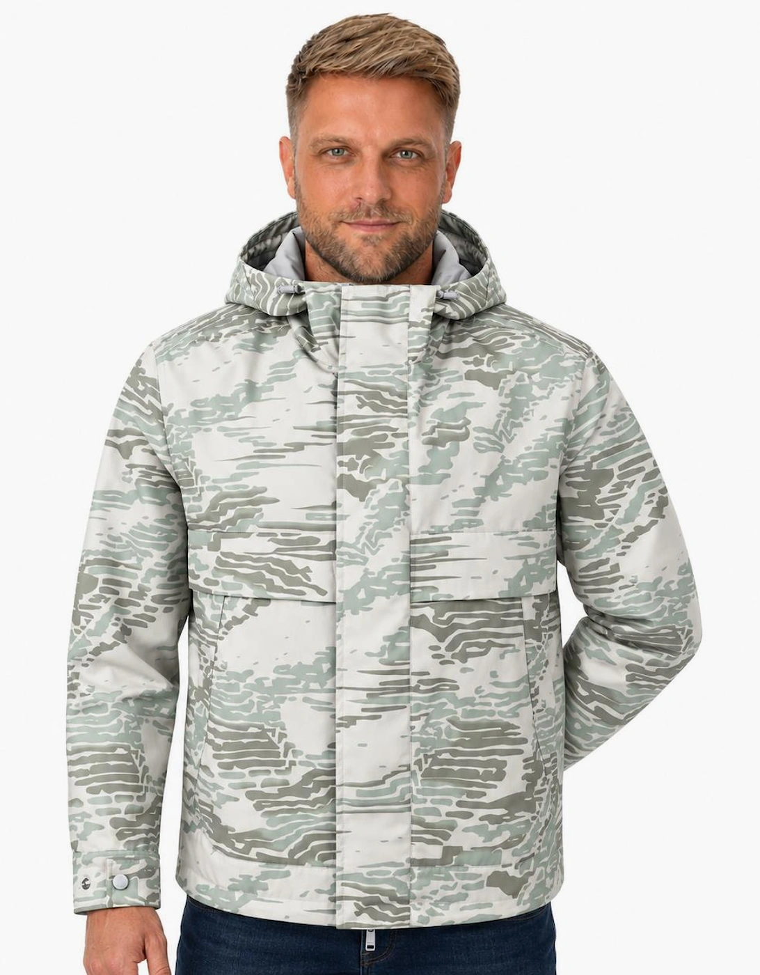 BOSS Ocombo Jacket Light Camo Green/Silver