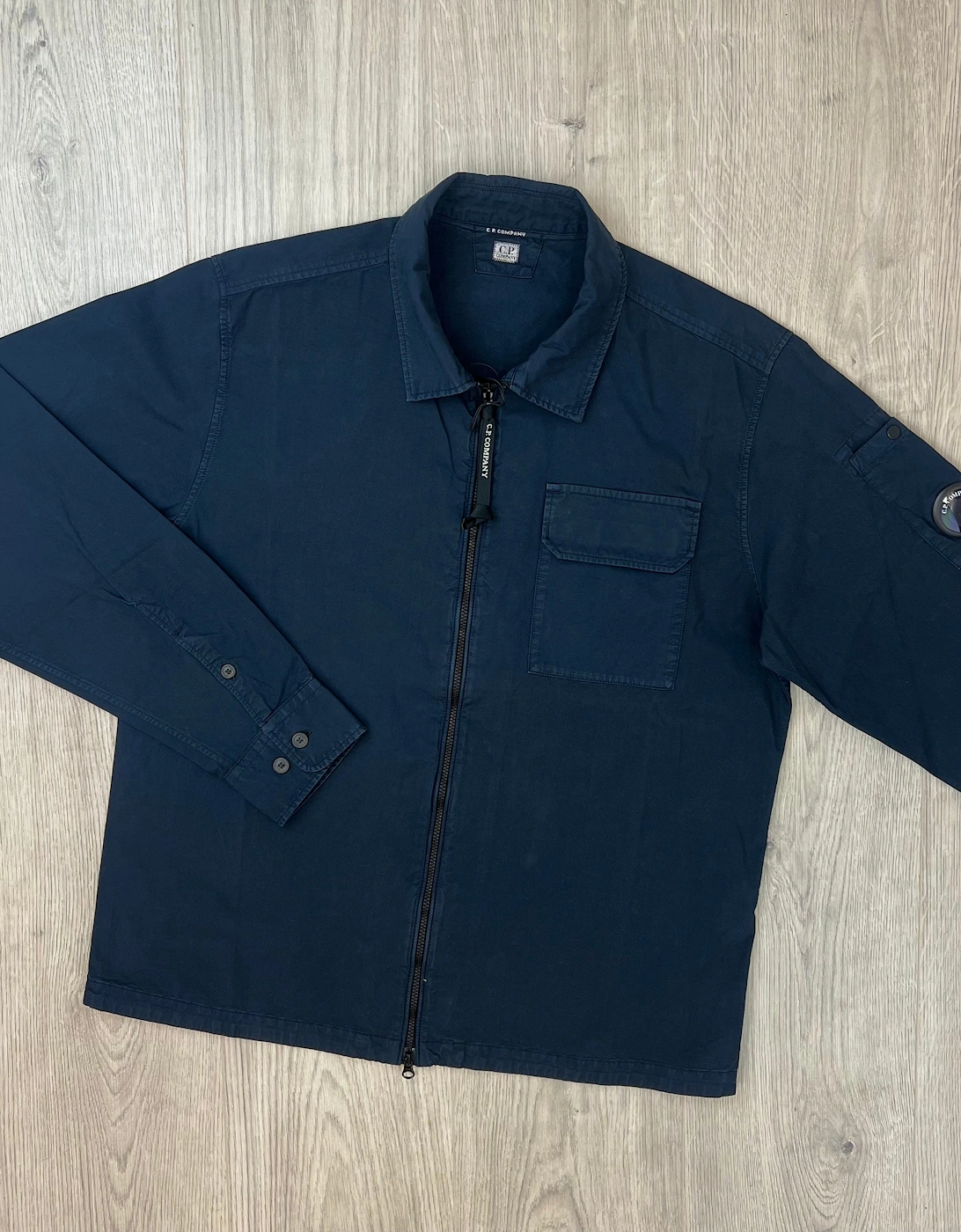 CP Company Zip Overshirt - Navy