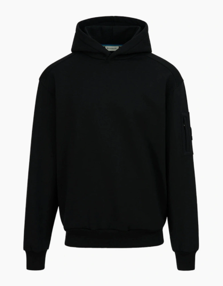Sandbanks Interlock Hoodie Black