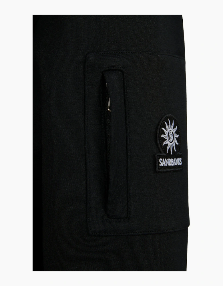 Sandbanks Interlock Hoodie Black