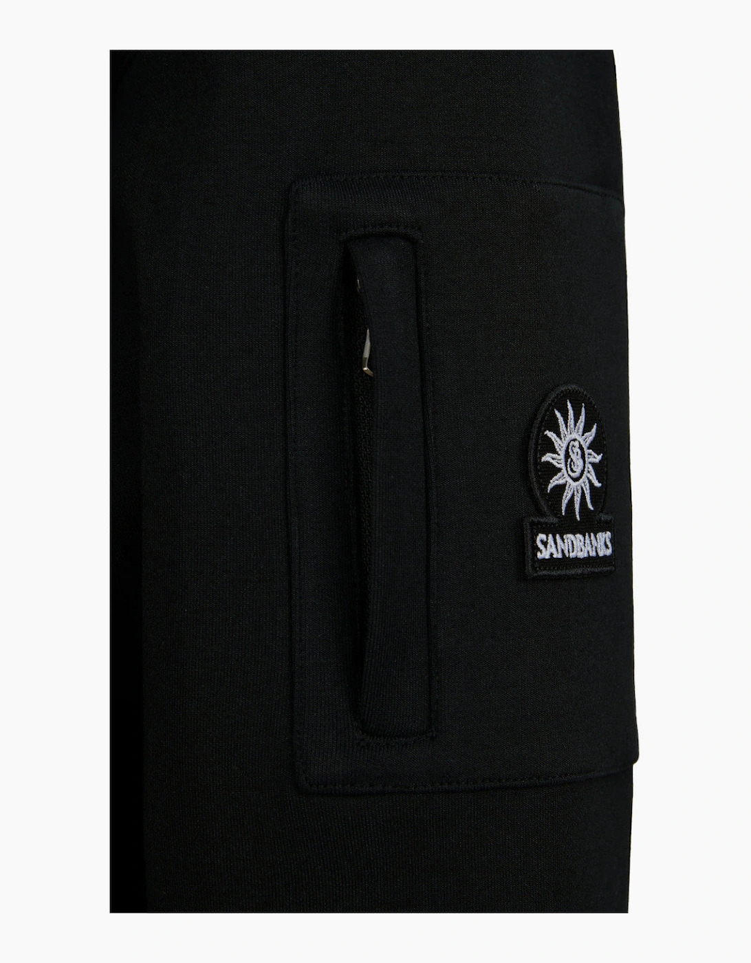 Sandbanks Interlock Hoodie Black