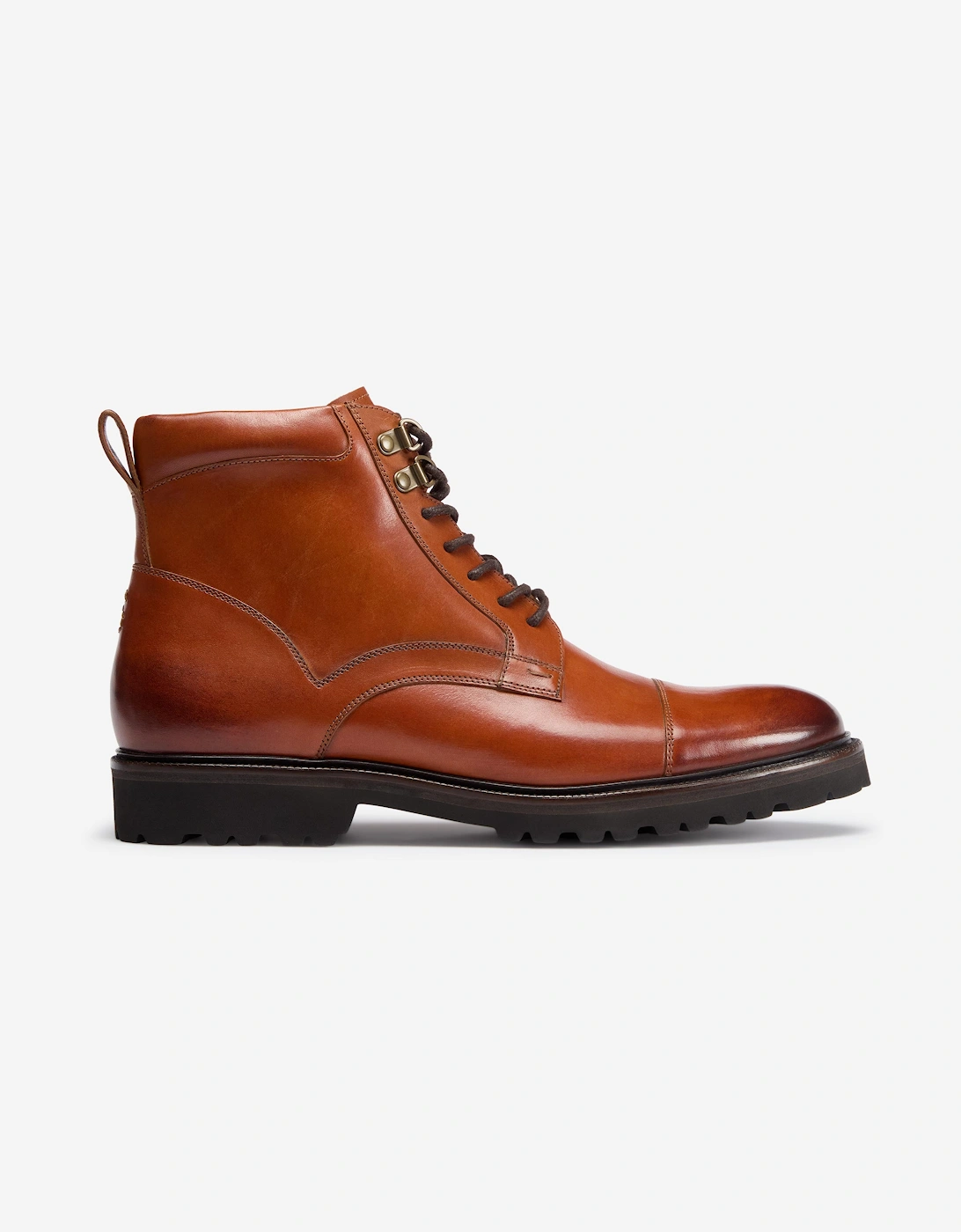Oliver Sweeney Antiqued Leather Brogue Boots