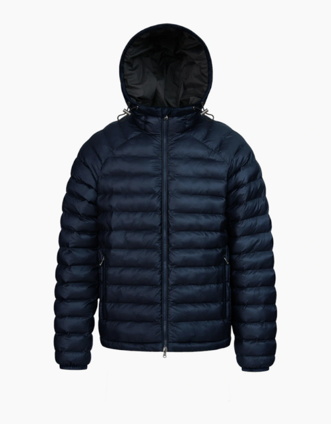 Sandbanks Raglan Hooded Micro Puffer A1-26 Navy