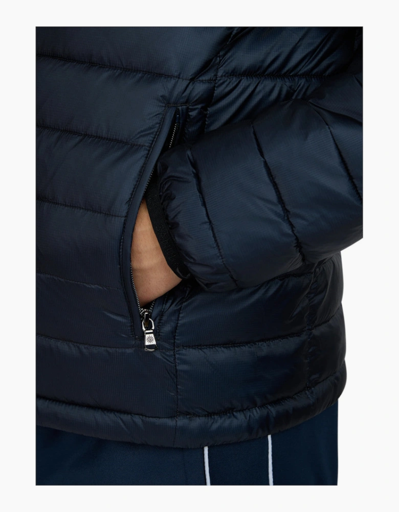 Sandbanks Raglan Hooded Micro Puffer A1-26 Navy