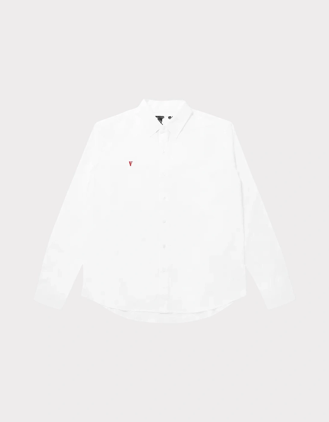 Long Sleeve Button Up White Shirt