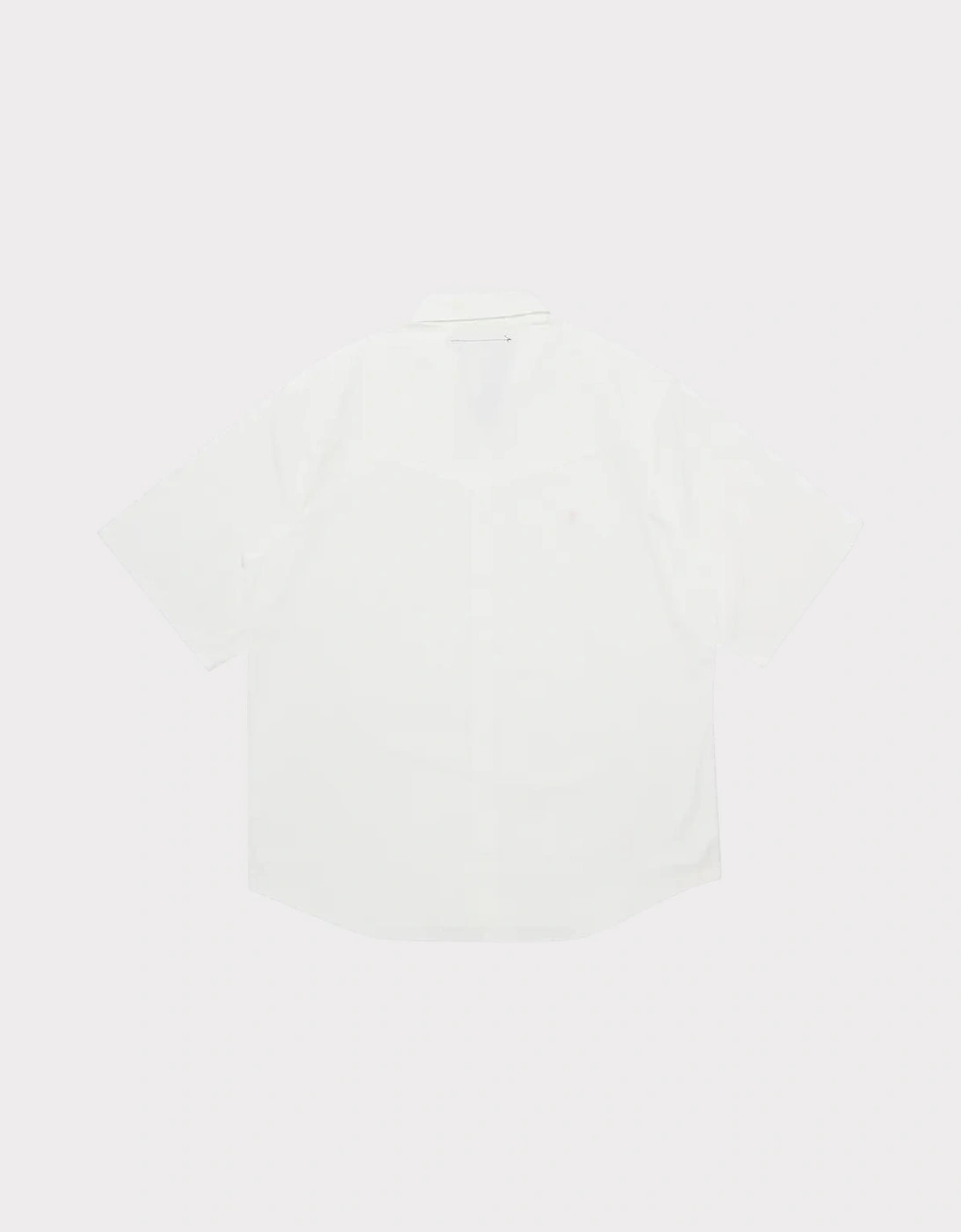 Short-Sleeve Button Up Shirt White