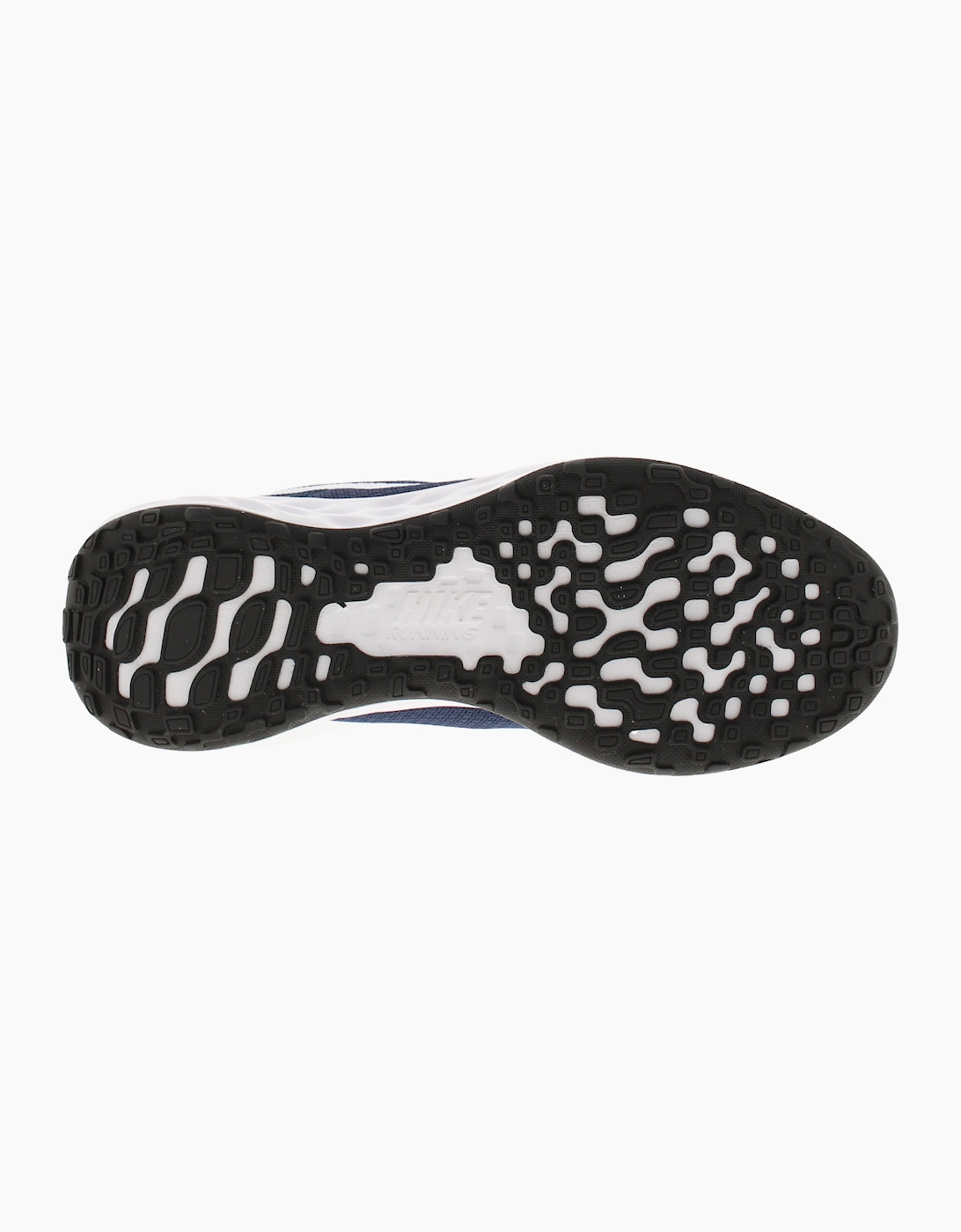 Nike Childrens Running Shoes Trainers Revolution 6 Lace Up navy UK Size