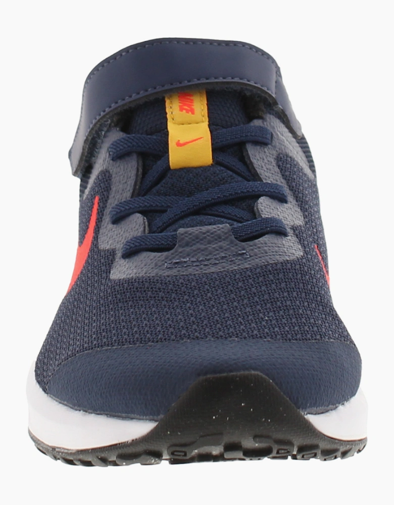 Nike Childrens Running Shoes Trainers Revolution 6 midnight navy bright UK Size
