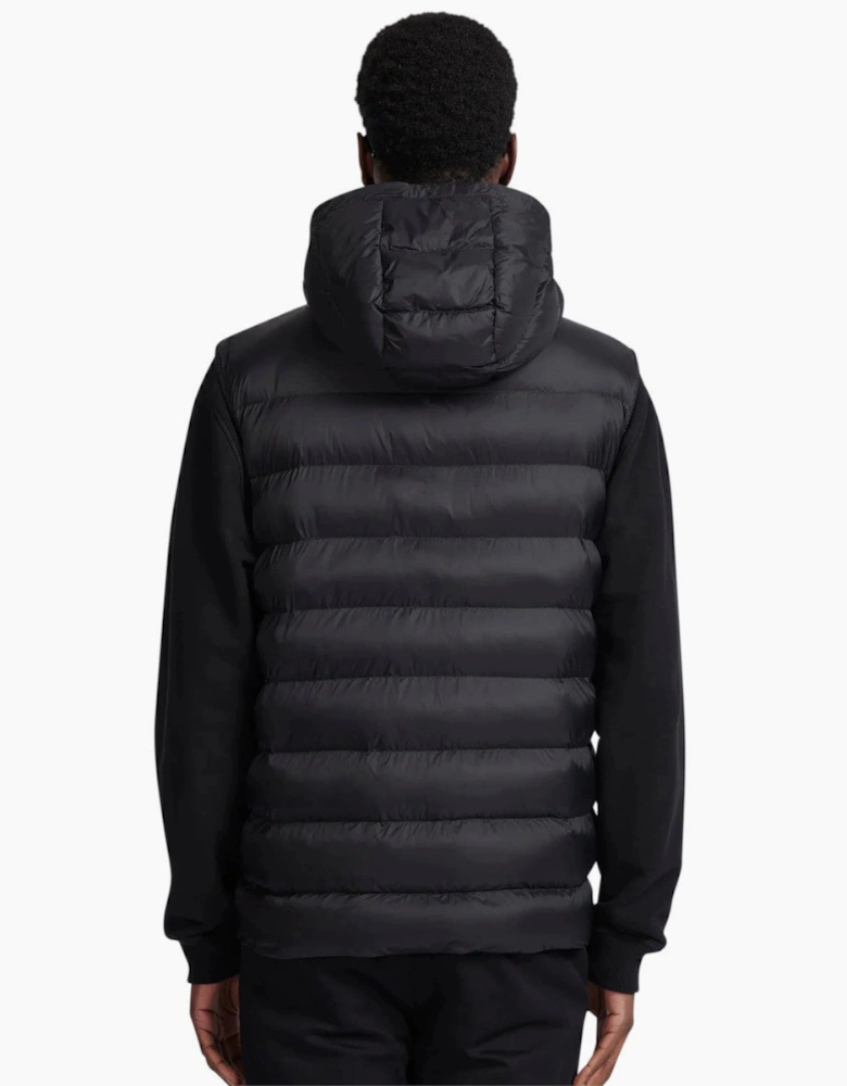 Sandbanks Frontier Micro Puffer Hooded Gilet Black