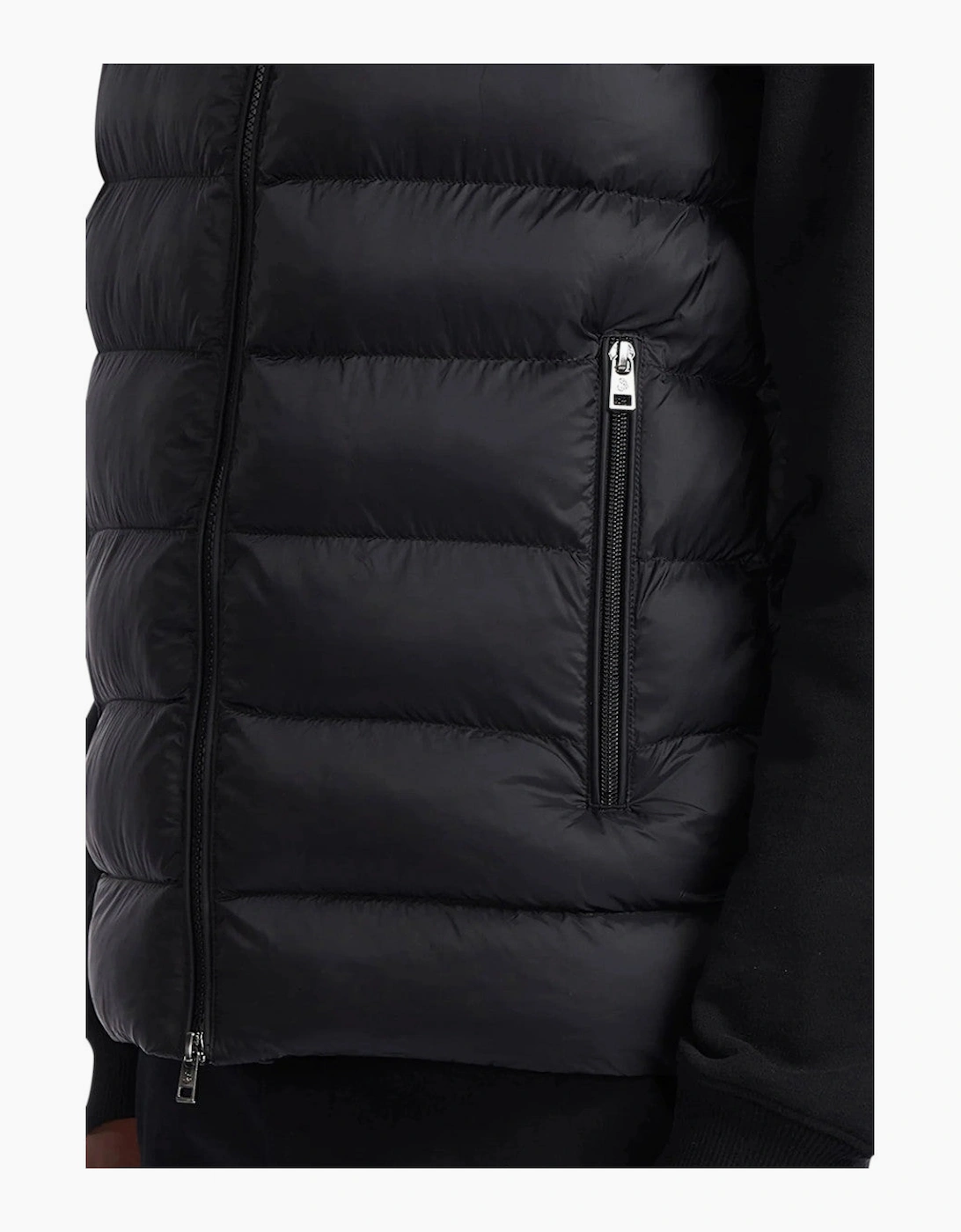 Sandbanks Frontier Micro Puffer Hooded Gilet Black