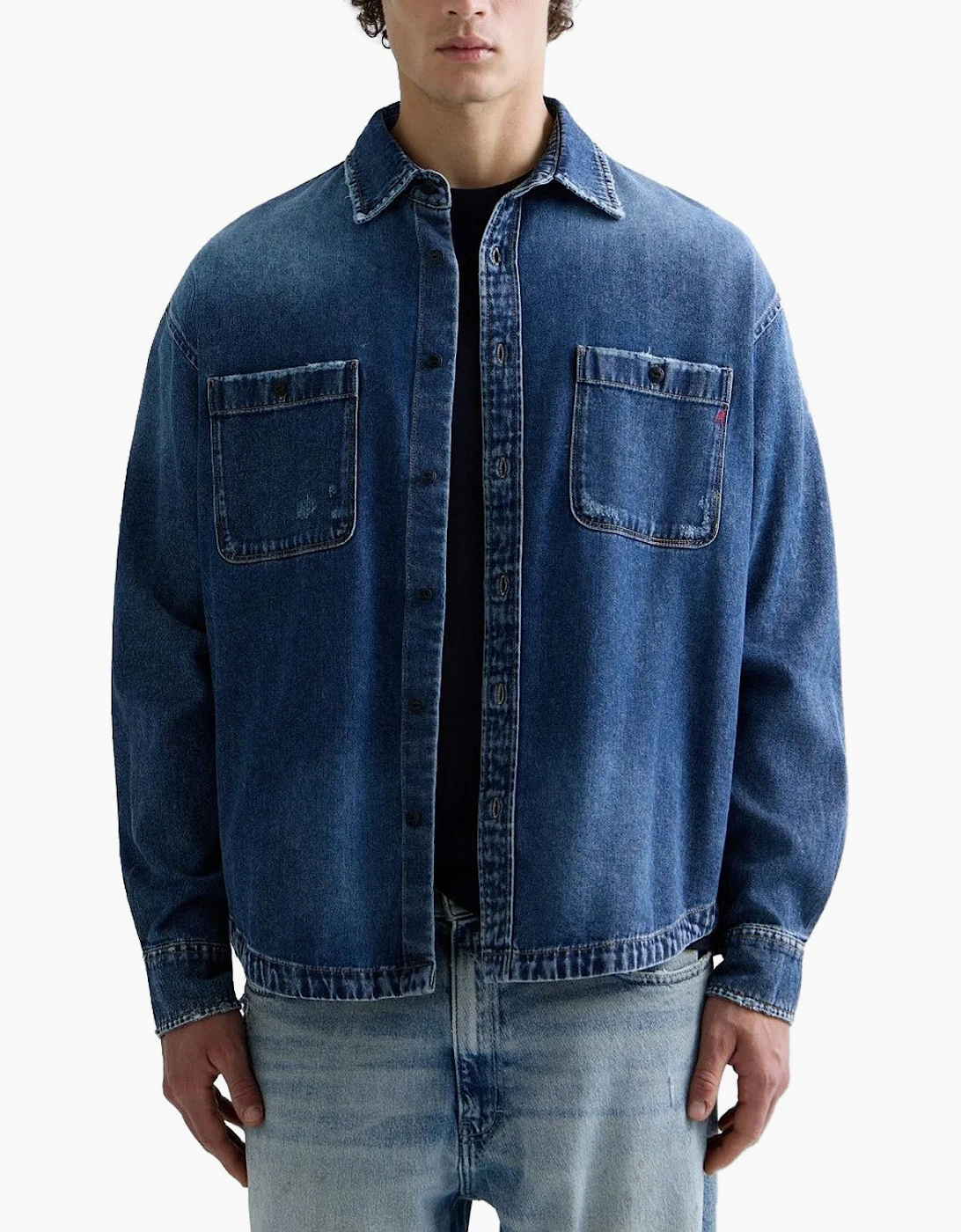 Replay Oversized Denim Overshirt